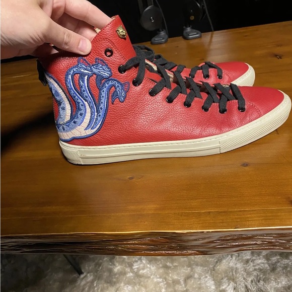 Gucci leather high trainers - Picture 3 of 7